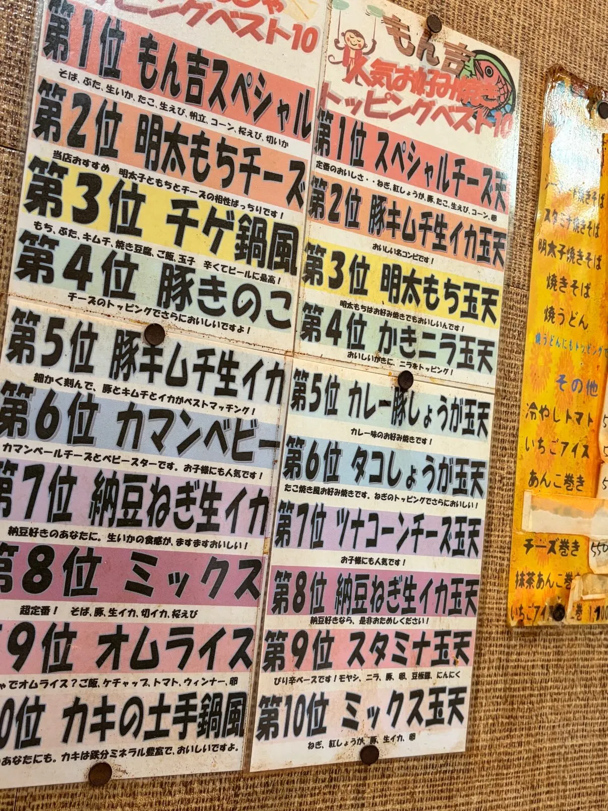 先日、初めて月島もんじゃデビューしました🎉